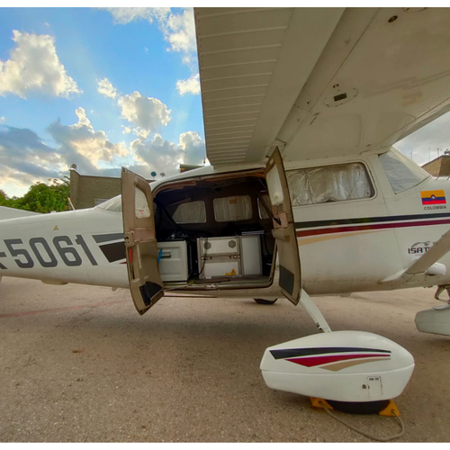 Aerial photogrammetric equipment