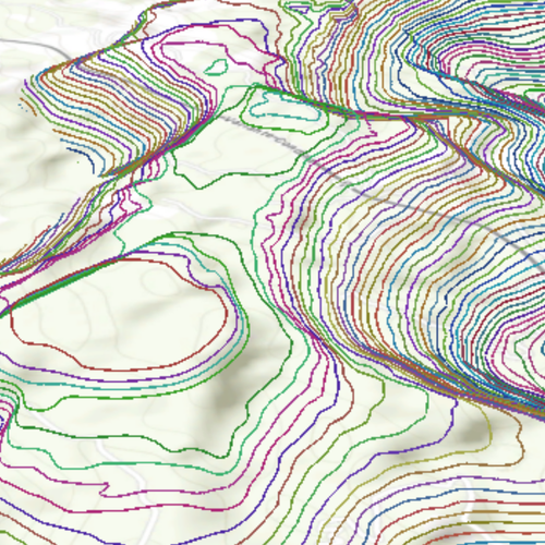 Contour lines